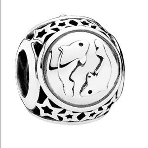 PANDORA Charm Pisces start sign Sterling silver